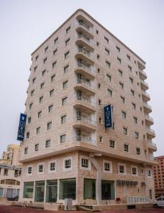 Budova, kde se aparthotel nachází