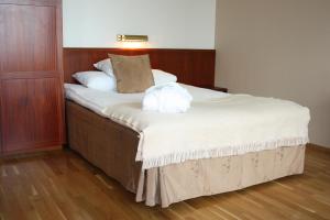 Cama o camas de una habitación en First Hotel Jörgen Kock