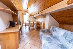 Posezení v ubytování Casa Pergher