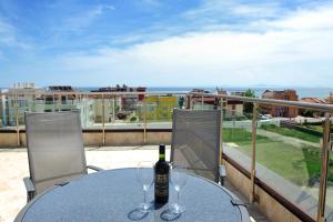 A balcony or terrace at Hotel Iris