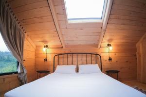 A bed or beds in a room at Geophysical Station in Tsikhisdziri