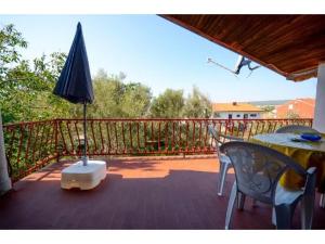 Balkón nebo terasa v ubytování Apartment Krk 11646a