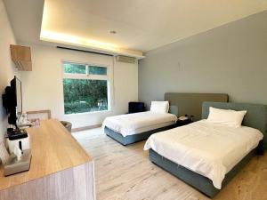 Letto o letti in una camera di 墾丁外婆家