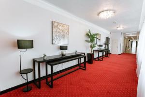 TV a/nebo společenská místnost v ubytování Hotel Srem