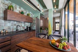 Dapur atau dapur kecil di The Shell House