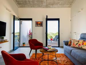 Χώρος καθιστικού στο B&B Alma do Campo