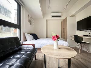 旅行家 Affetto Hostel電視和／或娛樂中心