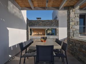 Χώρος καθιστικού στο Villa Ramus Paros