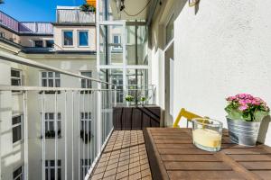 Balkon lub taras w obiekcie A&S Center Apartment Vienna