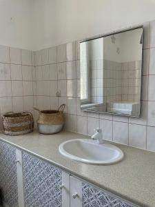 Kúpeľňa v ubytovaní Douceur occitane