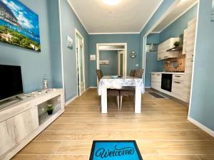 Kuchyň nebo kuchyňský kout v ubytování Casa del Pescatore