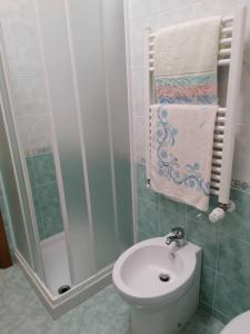 A bathroom at Casa Domenico