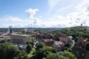 Nespecifikovaný výhled na destinaci Gothenburg nebo výhled na město při pohledu z aparthotelu