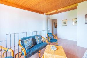 Гостиная зона в Villa con piscina al mare