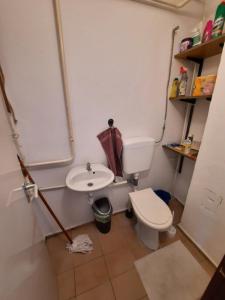 Kúpeľňa v ubytovaní Várkapitány-lak