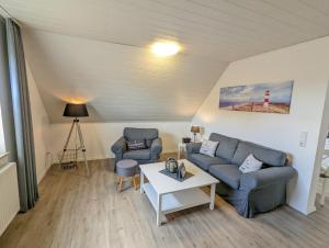 Posezení v ubytování Das Inselhaus