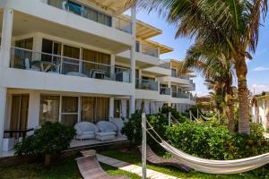 ระเบียงหรือลานระเบียงของ Hotel Suites de Mar