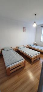 Een bed of bedden in een kamer bij KOKON Noclegi Żuromin