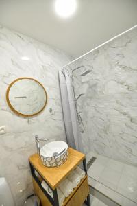 Koupelna v ubytování Madin Eco Hotel