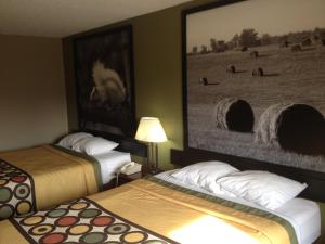 Voodi või voodid majutusasutuse Super 8 by Wyndham Olney toas