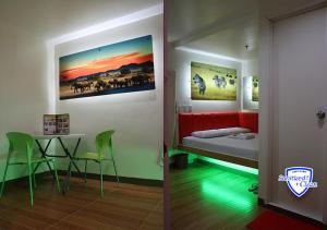 Postel nebo postele na pokoji v ubytování My Inn Edsa Guadalupe + 5 fotografií
