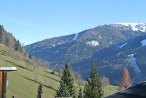a view of a mountain from a house at Appartement Luisa in Bad Kleinkirchheim
