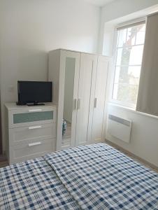 Posteľ alebo postele v izbe v ubytovaní Happy Bunnies Apartman II - Siófok + 12 fotografií