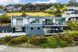 an aerial view of a house at Bayview Corner Suite Unit 2 - Paihia Unit in Paihia