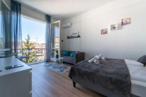 Posteľ alebo postele v izbe v ubytovaní Sunhill Studio
