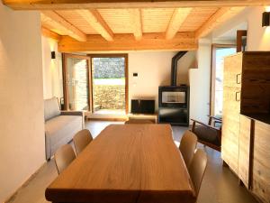 Posezení v ubytování Chalet Del Sole