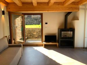Posezení v ubytování Chalet Del Sole
