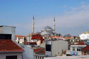 a view of a city with mosques in the background at Dareyn Hotel in Istanbul