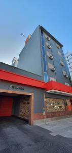 a building with sheep on the side of it at Hotel Venus in Buenos Aires