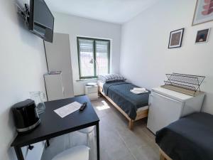 Letto o letti in una camera di Lujza Apartman