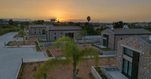 The sunrise or sunset as seen from A villát or nearby