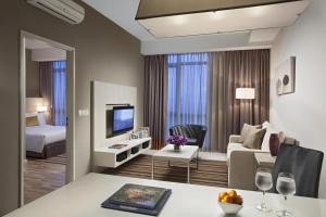 TV o dispositivi per l'intrattenimento presso Citadines Uplands Kuching