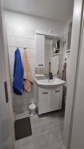 Koupelna v ubytování HT Apartman