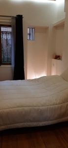 Łóżko lub łóżka w pokoju w obiekcie Duplex industriel au coeur de Lyon