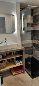 Kúpeľňa v ubytovaní Duplex industriel au coeur de Lyon + 6 fotografií