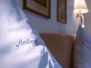 Postel nebo postele na pokoji v ubytování Haus Amberger
