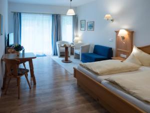 Postel nebo postele na pokoji v ubytování Haus Amberger