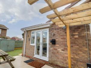 Bygningen som feriehuset ligger i