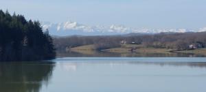 Un paisaje natural cerca of the country house