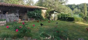Un jardín fuera de Les Gites de Campardon