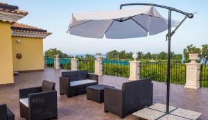 Balkón nebo terasa v ubytování ZAHRA AGRITURISMO