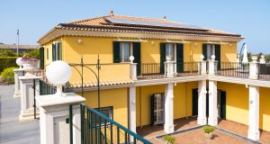 Balkón nebo terasa v ubytování ZAHRA AGRITURISMO