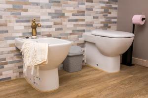 Kúpeľňa v ubytovaní B&B Miellò nelle Langhe