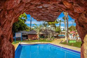 a view of a pool at a resort at Caldas Park & Hotel XPTO Turismo in Caldas Novas
