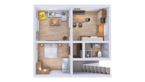 Dapur atau dapur kecil di Apart Alp Line