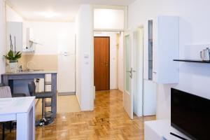Kuchyňa alebo kuchynka v ubytovaní Apartmani 6M i M5